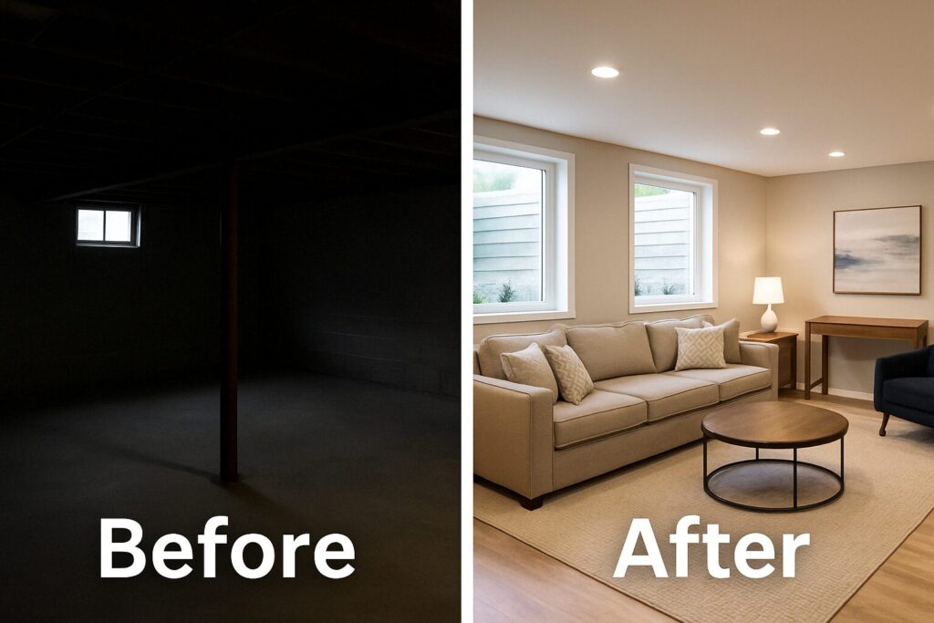 Before and after Egress